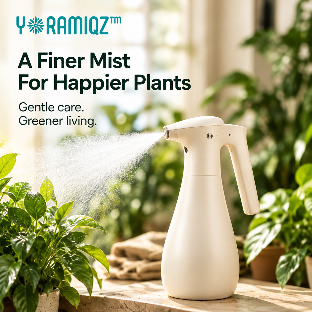 Yoramiqz™ Verdant Mist – Fine Plant Mister Spray Bottle for Indoor Plants, Succulents, Ferns & Tropical Houseplants