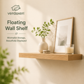 Verdaxen™ Floating Wall Shelf, Minimalist Wooden Display Shelf, Modern Home Storage Organizer