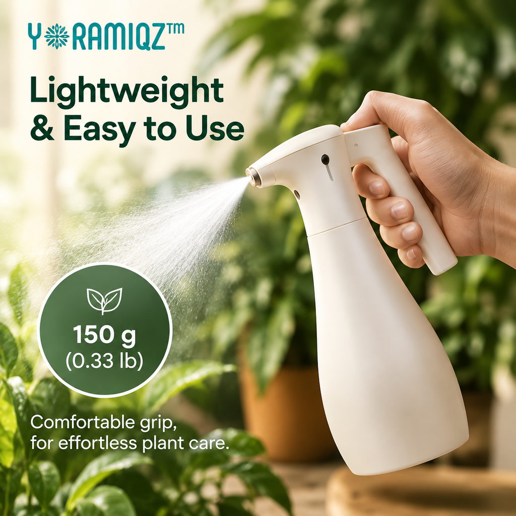 Yoramiqz™ Verdant Mist – Fine Plant Mister Spray Bottle for Indoor Plants, Succulents, Ferns & Tropical Houseplants
